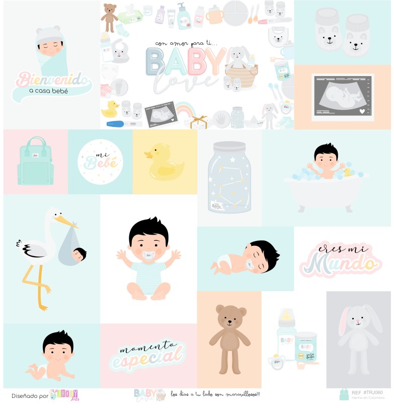 TARJETAS BABY LOVE SAMU